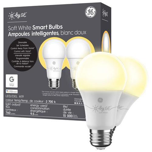 C By Ge A19 Smart Led Light Bulb 2 Pack Soft White Best Canada C By Ge A19 Smart Led Light Bulb 2, How Do You Change A Lightbulb In Conair Mirrorless