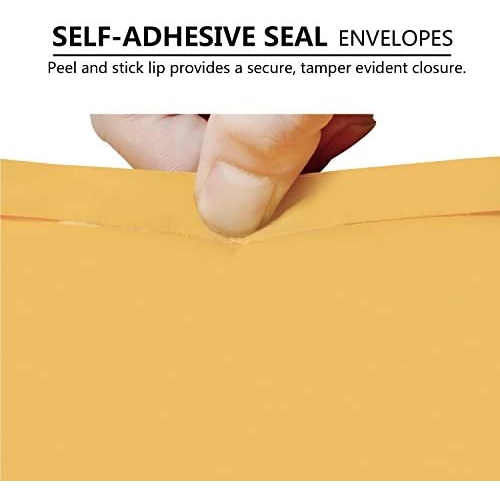 HBlife 4x8 Inches Kraft Bubble Mailers Self Seal Padded Envelopes Shipping Envelopes Mailing Bags, Pack of 50