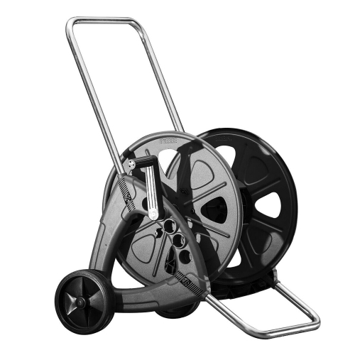 Costway Garden Hose Reel Cart Holds 328ft of 1/2'' Hose or 115ft of 5/8''  or 148ft of 3/4'' Made in Italy