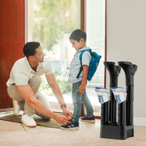 Séchoir à chaussures et à gants Costway – 4 ports, avec minuteur