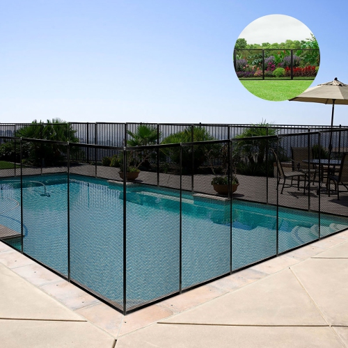 COSTWAY  Swimming Pool Fence Garden Fence Child Barrier Safety