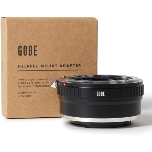 Gobe Lens Mount Adapter: Compatible with Nikon F Lens and Sony E Camera Body - Open Box