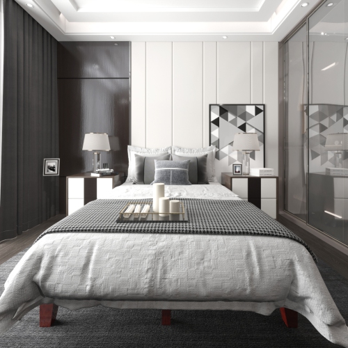 Costway Full Size 14'' Wooden Bed Frame Mattress Platform Wood Slats Support