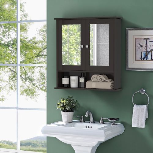 Costway Wall Mount Mirror Cabinet