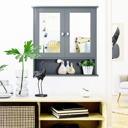 Costway Wall Mount Mirror Cabinet