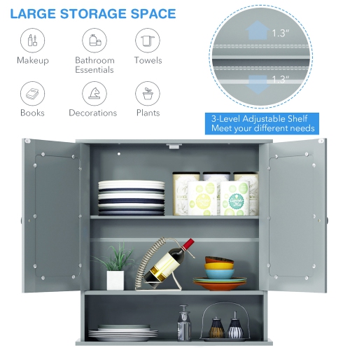 Costway Wall Mount Mirror Cabinet