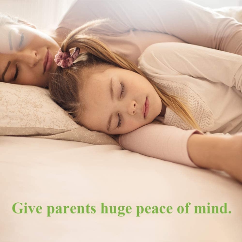 LOOKEE® KidsO2™ Sleep Monitor with Audio Reminder & App Notification for Low O2 | Tracks Heart Rate, Oxygen Saturation Level