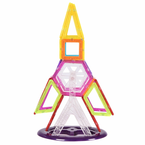 Costway 158 Pcs Magical Magnet Building Block Educational Toy For Kids Colorful Gift Set