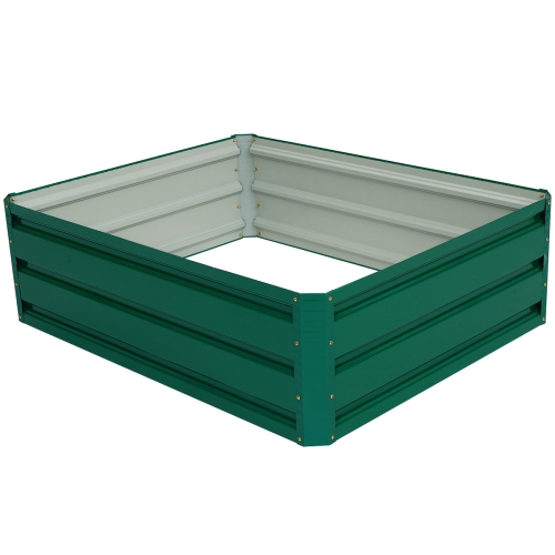 Mobilier de jardin surélevé de 40 x 32 po avec fleurs de légumes vert foncé nouveau de Costway