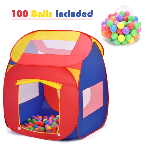 Tente de jeu portable pour enfant avec 100 balles