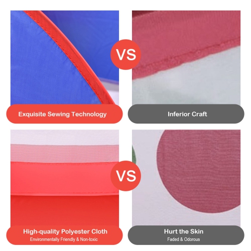 Costway Portable Kid Baby Play House Indoor Outdoor Toy Tent Game Playhut W/ 100 Balls