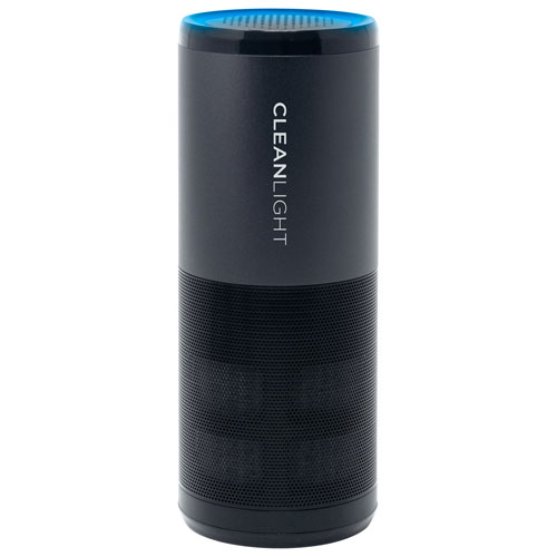 KeySmart CleanLight UV-C Air Purifier with Hepa Filter - Black