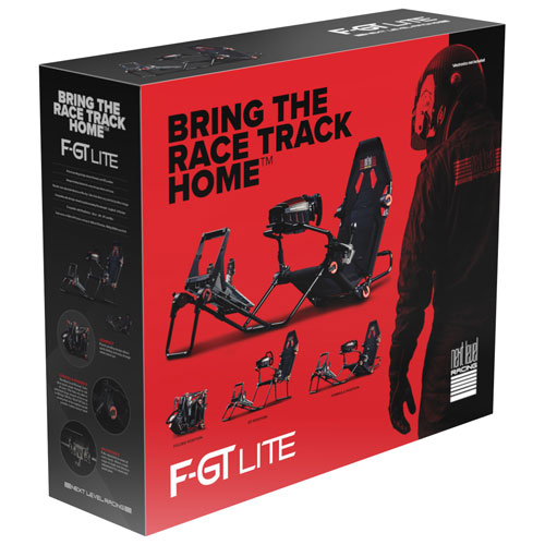 Next Level Racing F-GT Lite Cockpit Racing Chair - Black | Best