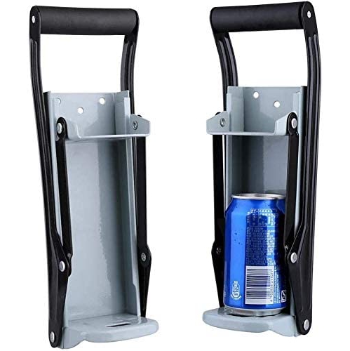 Stanz 16oz Wall Mounted Aluminum Can Crusher Beer Soda Cans Smasher Eco-Friendly Recycling Tool with Mounting Screws for Home