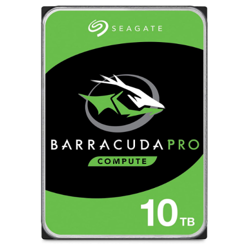 Seagate BarraCuda Pro 10 TB Internal Hard Drive Performance HDD- 3.5 Inch SATA 6 Gb/s 7200 RPM 256 MB Cache For Desktop PC Laptop, Data Recovery -