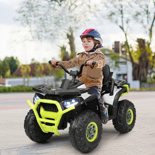Costway 12V Kids Electric 4-Wheeler ATV Quad 2 Speeds Ride On Car w/MP3&LED Lights
