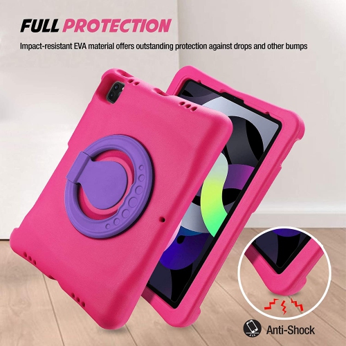 ProCase Kids Case for iPad Air 5 / Air 4 (2020) / iPad Pro 11 (2020 & 2018), Shockproof Rotate Handle Folding Stand Cover Light Weight Kids Friendly