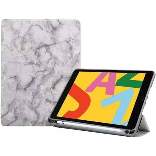 NAVOR  Slim Case Compatible for New Ipad 8Th Gen (2020) / 7Th Generation (2019) 10.2 Inch - Built-In Pencil Holder