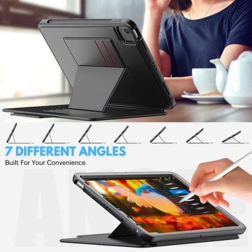 iPad Stand Case for iPad Air 5 / Air 4 & iPad Pro 11(2018/2020/2022) 7 Stand Angles Magnetic Mount Generation Case