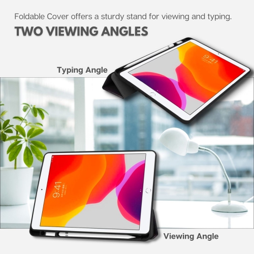 Navor 10.2 Inch Slim Case for iPad with Magnetic Closure Soft TPU Protective Cover Compatible with iPad 9th 8th Gen (2020) and 7th Gen - Auto