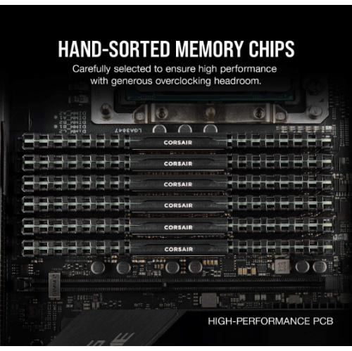 Corsair Vengeance LPX 16GB DDR4 DRAM 3200MHz C16 Desktop Memory Kit - Black (CMK16GX4M2B3200C16)