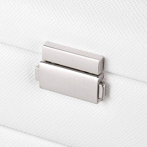 Boîte à bijoux en cuir PU à 3 couches, organisateur de stockage de bijoux vitrine de voyage avec miroir pour bagues boucles d'oreilles colliers