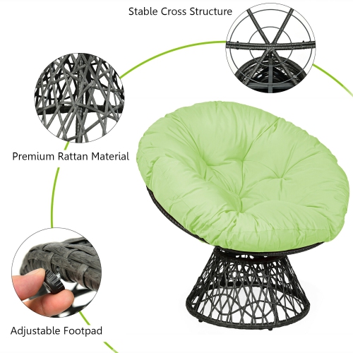 adjustable papasan chair