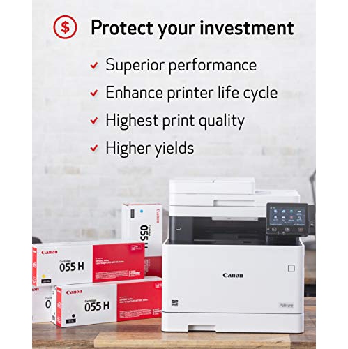 Canon 055H 3019C001 Cyan Original High Yield Toner Cartridge