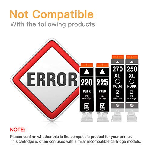 E-Z Ink Compatible Ink Cartridge Replacement for Canon 280 281 PGI-280XXL CLI-281XXL for PIXMA TR7520 TR8520 TS6120 TS...