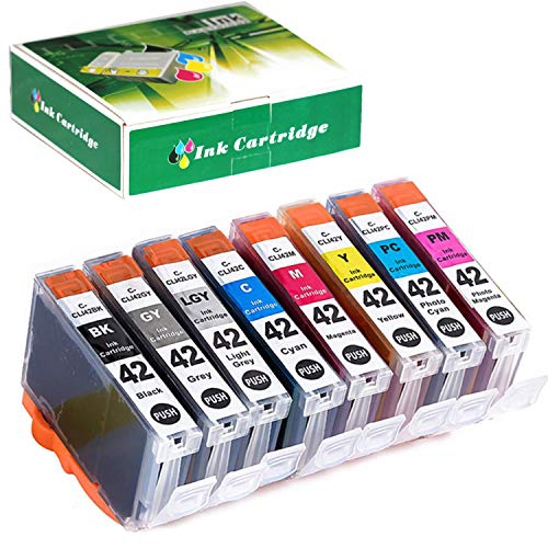 F FINDERS&CO Compatible Ink Cartridges Replacement for Canon CLI-42 CLI42 Ink Use with Canon Pixma Pro-100 Pro100 Pro-100S ...