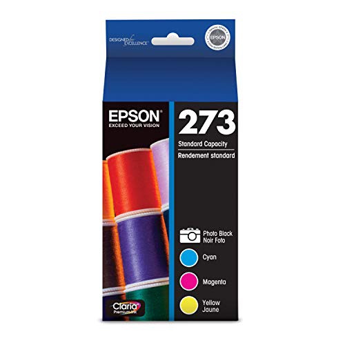 Epson T273520-S T273 Clarian Premium Colour Multipack Ink Cartridges, Standard Capacity