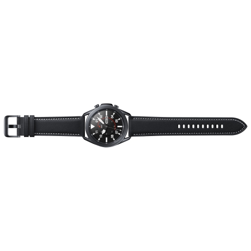 Montre intelligente 45 mm Galaxy Watch3 Samsung/moniteur fréquence cardiaque - Noir mystique - BO