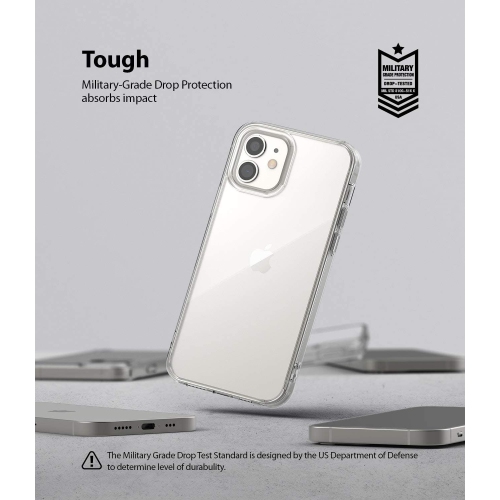 Étui protecteur mince Crystal Clear pour iPhone 12/iPhone 12 Pro