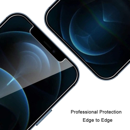 Screen Protector for iPhone iPhone 12/12 Pro 6.1-Inch, Tempered Glass Film, 2-Pack