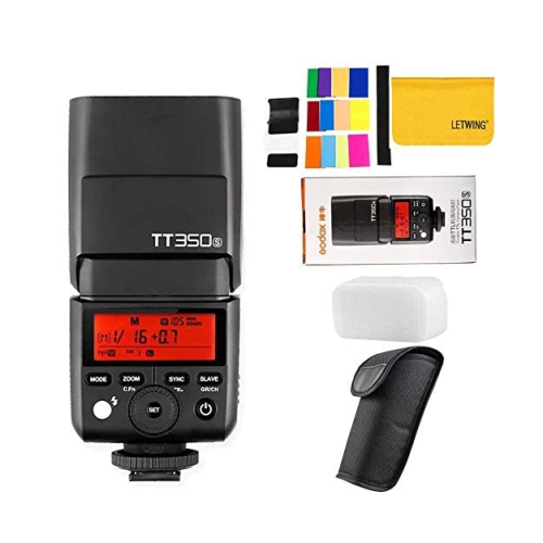 Godox TT350S Flash Speedlite 2.4G HSS 1/8000s TTL GN36 for Sony Camera A7 A7R A77II A7S A6000 A6300 A6500 RX10