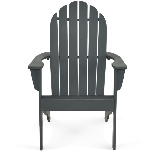 Fauteuil Adirondack extérieur de Costway, meubles de jardin en bois massif