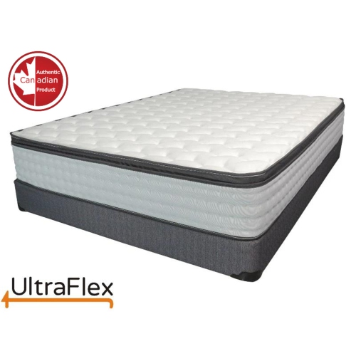 Ultraflex LUSH- 12" Orthopedic Eurotop Pocket Coil Premium Foam Encased, Eco-friendly Hybrid Mattress- Twin/Single Size