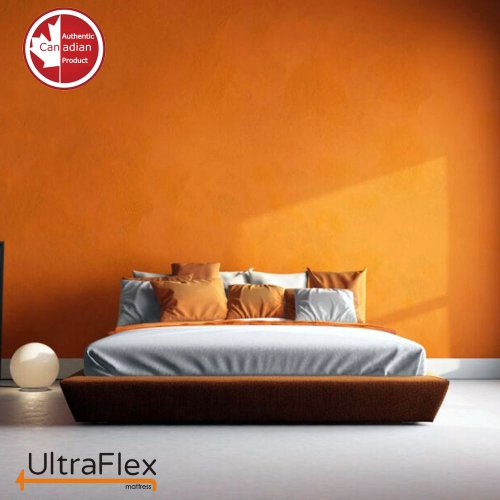 Ultraflex MAJESTIC – mousse à mémoire en gel Cool Premium de 9 po, matelas écologique, lit simple/simple