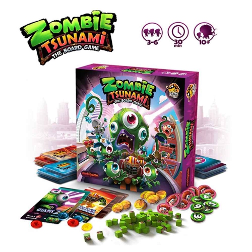 Zombie Tsunami [Board Game, 3-6 Players]