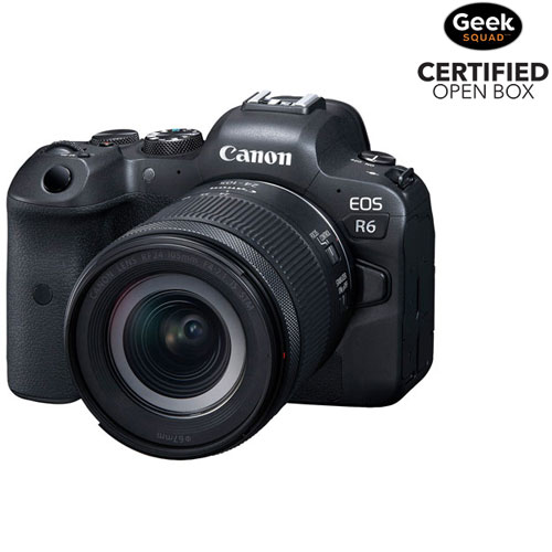 Open Box - Canon EOS R6 Full-Frame Mirrorless Camera with 24-105mm STM Lens Kit