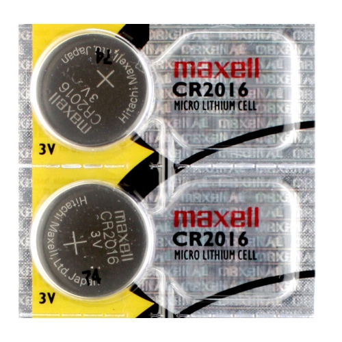 2 piles CR2016 Max ell, pile au lithium 2016