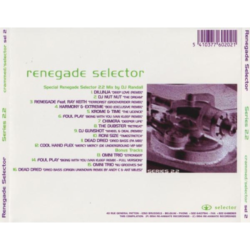 Renegade Selector Series V.2 [Audio CD] Various Artists