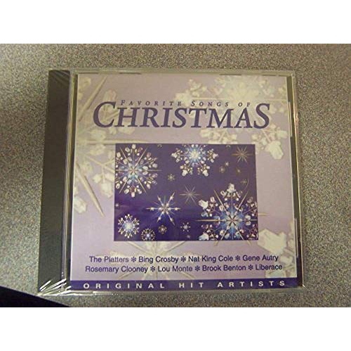 JUST4GAMES  Favorite Songs Of Christmas [Audio CD] Bing Crosby; Liberace; Gene Autry; Nat King Cole; The Platters; Brook