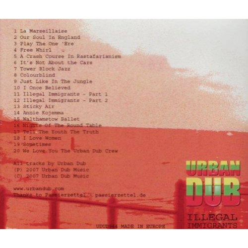 Illegal Immigrants [Audio CD] Urban Dub