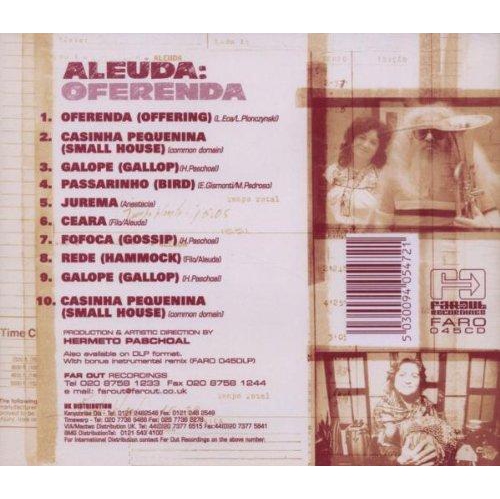 Oferenda [Audio CD] Aleuda and Hermeto Pascoal