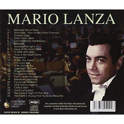Mario Lanza [Audio CD] Lanza, Mario