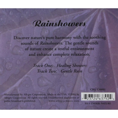 Nature's Rhythms: Rainshowers [Audio CD] Nature Rhythms