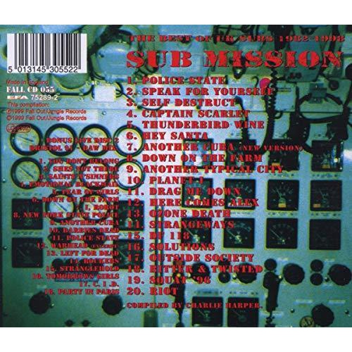 Sub Mission [Audio CD] UK SUBS