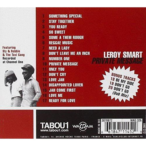Private Message [Audio CD] Leroy Smart