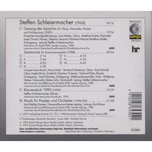 Schleiermacher: Gesand Des Apsyrtos / Various [Audio CD] Steffen Schleiermacher